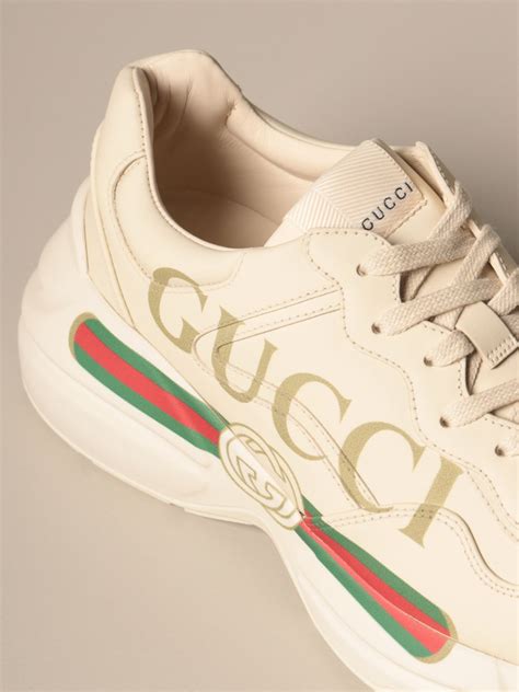 gucci off-white rhyton sneakers|Gucci rhyton sneakers price.